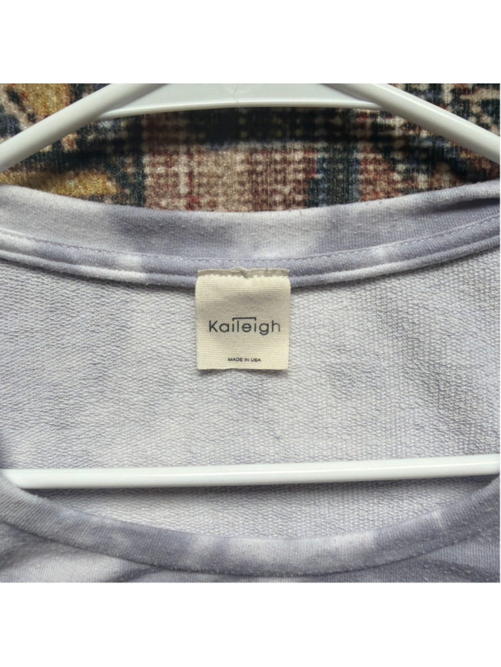 Women's Kaileigh Tie-Dye Sweatshirt Grey White - Picture 2 of 2